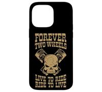 Skull & Pistons Forever Dos Ruedas Carcasa para iPhone 14 Pro Max