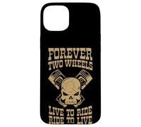 Skull & Pistons Forever Dos Ruedas Carcasa para iPhone 15 Plus