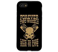 Skull & Pistons Forever Dos Ruedas Carcasa para iPhone SE (2020) / 7 / 8