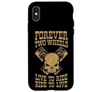 Skull & Pistons Forever Dos Ruedas Carcasa para iPhone X/XS