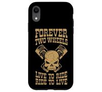 Skull & Pistons Forever Dos Ruedas Carcasa para iPhone XR