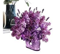 Skull Planter - Wall Mount Floral Container, Gothic Style Decorative Vase For Unique Plant Display and Artistic Home Styling | Skull Shaped Wall Planter For Indoor and Outdoor Use