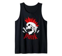 Skull Punks Not Dead Mohawk Camiseta sin Mangas