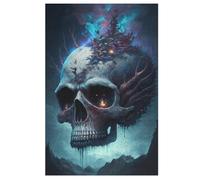 Skull Puzzle Games for Adults Y Niños - for Creativity And Mindfulness - Challenging Jigsaw Puzzles 1000 Piezas for Family 78×53cm