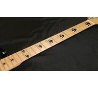 Skull Running Wild Fret Markers Inlay Stickers pegatinas Guitar & Bass Diapason (negro)
