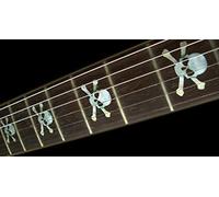 Skull Running Wild White & Black Deluxe Fret Markers Inlay Stickers pegatinas Guitar & Bass Diapason