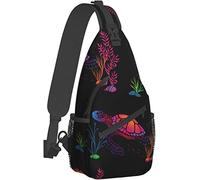 Skull Sling Bag Mochila Cruzada Multiusos para Mujer Mochila de Pecho Ciclismo al Aire Libre Senderismo Viajes
