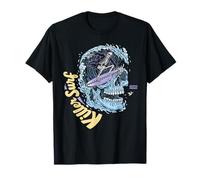 Skull Surf Killer Surf Skeleton Surfing Camiseta