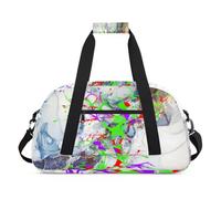 Skull Tree - Bolsas de lona para niños y niñas, diseño de mármol artístico para la noche, fin de semana, bolsa de viaje de 24 L, bolsa de deporte para gimnasio, práctica, color, 24 L, Organizador de