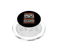 Skull Trucker 70 Feet and 40 Tons Makes A Hell Truck Driver PopSockets PopGrip para MagSafe