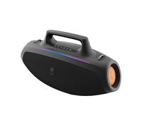 Skullcandy Barrel Altavoz Inalámbrico Portátil con Bluetooth de Tamaño Grande para Fiestas, con Impermeabilidad IPX5, 12 Horas de Batería, True Wireless Stereo con Luces LED y Asa de Transporte, Black