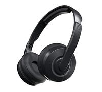 Skullcandy Cassette Cascos On-Ear Inalámbricos, 22 h de Autonomía, Micrófono, Compatibles con iPhone Android y Dispositivos Bluetooth - Negro