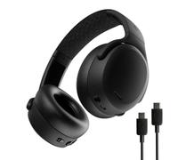 Skullcandy Crusher ANC 2 - Auriculares inalámbricos Bluetooth sobre la oreja, graves multisensoriales, cancelación activa de ruido, batería de 60 horas, micrófono para iPhone Android, color negro