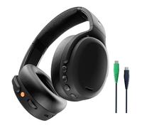 Skullcandy Crusher ANC 2 Cascos Over-Ear Inalámbricos con Cancelación de Ruido y Sensory Bass, 50 h de Autonomía, Skull-iQ, con Alexa Habilitada, Compatibles con Dispositivos Bluetooth - Negro
