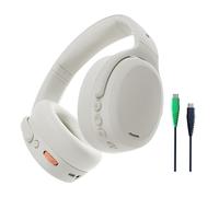 Skullcandy Crusher ANC 2 Cascos Over-Ear Inalámbricos con Cancelación de Ruido y Sensory Bass, Charging Cable, 50 h de Autonomía, Skull-iQ,Alexa Habilitada, Compatibles Dispositivos Bluetooth, Bone