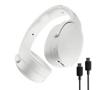 Skullcandy Crusher EVO Cascos Over-Ear Inalámbricos con Sensory Bass, Extra Charging Cable, 40 h de Autonomía, Micrófono, Compatibles con iPhone Android y Dispositivos Bluetooth, Bone
