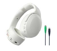 Skullcandy Crusher EVO Cascos Over-Ear Inalámbricos con Sensory Bass, Extra Charging Cable, 40 h de Autonomía, Micrófono, Compatibles con iPhone Android y Dispositivos Bluetooth, Bone