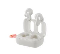 Skullcandy Dime 3 Auriculares In-Ear Inalámbricos, 20 h de Autonomía, Micrófono, Compatibles con iPhone Android y Dispositivos Bluetooth - Bone/Orange Glow