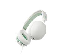 Skullcandy Grom Cascos Over-Ear con Cable para Infantes, Limitación de Volumen, Puerto para Compartir Audio, Micrófono, Compatibles con Dispositivos Bluetooth y Ordenadores - White