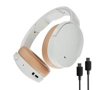 Skullcandy Hesh ANC Cascos Over-Ear Inalámbricos con Cancelación de Ruido, 22 h de Autonomía, Micrófono, Compatibles con iPhone Android y Dispositivos Bluetooth - Blanco