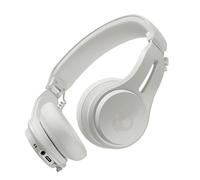 Skullcandy Icon ANC Wireless On-Ear Bluetooth Headphones, Active Noise Cancelling, Up to 60 Hours Battery, Sweat Water Resistant, Foldable and Durable, Microphone for iPhone Android - Bone