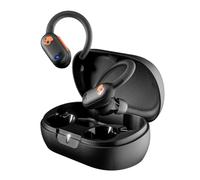 Skullcandy Push ANC Active Auriculares In-Ear Inalámbricos, 58 h de Autonomía, Impermeabilidad IP67, Carga Inalámbrica, Micrófono, Compatibles con iPhone y Android. True Black/Orange