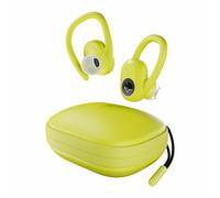 SKULLCANDY Auriculares Deportivos inalámbricos Push Ultra True inalámbricos vía Bluetooth, Resistencia al Sudor IP67 y al Agua, hasta 40 Horas de batería Total, Color Amarillo eléctrico.