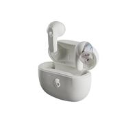Skullcandy Rail Auriculares In-Ear Inalámbricos, 42 h de Autonomía, Skull-iQ, con Alexa Habilitada, Micrófono, Compatibles con iPhone Android y Dispositivos Bluetooth - Blanco