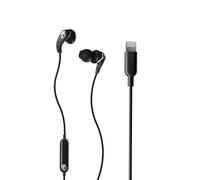 Skullcandy Set Lightning Auriculares In-Ear con Cable, Micrófono, Compatibles con iPhone - Negro