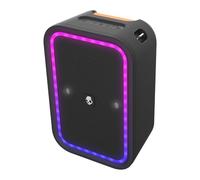 Skullcandy Stomp Altavoz Inalámbrico Portátil con Bluetooth de Tamaño Grande para Fiestas, con Impermeabilidad IPX7, 12 Horas de Batería, True Wireless Stereo con Luces LED y Asa de Transporte, Black