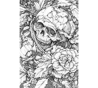 Skulls & Blooms: A Dark Aesthetic Journal: A Gothic-Inspired 6x9 Notebook with 200 Lined Pages for Dark Aesthetic Writing and Reflection.