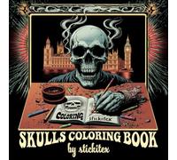 Skulls Coloring Book for Adults: Patterns for Anti-Stress and Relaxation Single-sided