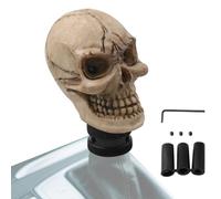 Skulls Gear Shift, Automatic Shifts Knob, 1.77x3.15in Authentic Resin Skeleton Design, Horror Interior Accent, Vehicle Skulls Decorations for Sedan, Truck, Minivan, Taxi, Travel