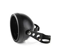 SKUNTUGUANG Cubo de Carcasa de Faros LED de 5 3/4 y 5.75 Pulgadas Compatible con Motocicleta Harley Davidson (A Negro)