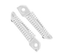 SKWXCCCVM Reposapiés de Motocicleta, Pedales Delanteros for Conductor, reposapiés Traseros, compatibles con Tiger Sport 660(Front-Silver)