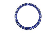 SKX007 Inserto de bisel de cerámica 38 mm Estilo árabe Acabado en azul/negro/verde/marrón for pieza(Blue-01)
