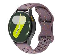 SKXMOD 18/20/22mm Silicone Strap for Samsung Galaxy Watch7/6/5/4/44/40mm Classic 43/47mm GearS3 Bracelet for Huawei 3 4Pro GT3/2e Watch Strap(SmokePu,20MM)