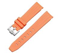 SKXMOD Para Moonswatch Correa de goma curvada sin brecha para Omega Swatch Joint Planet Series Luna Mercury Correa de goma curvada Hombres Mujeres Correa de reloj de 20 mm, 20mm, Acetato, No es una