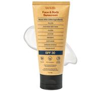 Sky and Sol Protector solar mineral natural SPF 30 85.0 g: granos naturales y óxido de zinc seguro para arrecifes, impermeable, sin perfume, fórmula sin grasa para cara y cuerpo