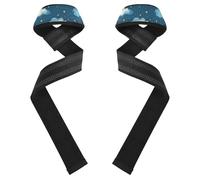 Sky and Stars - Correa de muñeca de neopreno acolchada de neopreno de 26 pulgadas para levantamiento de pesas, culturismo, levantamiento de potencia, almohadillas de neopreno para gimnasio