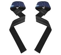 Sky and Stars - Muñequera acolchada de neopreno de 66 cm para levantamiento de pesas, culturismo, entrenamiento de fuerza, almohadillas de neopreno para gimnasio