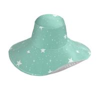 Sky and Stars - Sombrero de sol plegable para mujer, de ala ancha, para gimnasio, decorativo, UV, para viajes, lindos sombreros para mujer para el sol