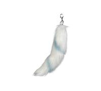 (Sky Blue) 40cm Long Animal Tail Keychain Faux Furs Pendant for Car Keys and Bags Stylish Accessory for Handbags and Backpacks Watermelon Red