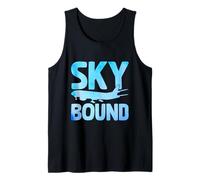 Sky Bound Aviación Volar Aviación Aviación Aviación Entusiasta Camiseta sin Mangas