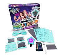 Sky Castle LetsGlow Studio - Kit de brillo para manualidades y manualidades, incluye luz LED de 16 colores, control remoto y accesorios, trajes brillantes para hacer videos con amigos. El embalaje