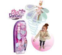 Sky Dancers - Candy Cutie Doll - Fée Poupée Volante Magique pour Enfants dès 6 ANS - Fee Poupée qui Envoie en l'Air Avec Son Lanceur à Corde - Fonctionne Sans Pile - Lansay