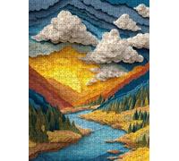 Sky Forest Puzzle 4000 Piezas, Rompecabezas Adultos Puzzle, 3D Un Rompecabezas, Desafiante Puzzles de Decoración Juego de, Juego Educativo para Toda la Familia, para Regalo Decoración FNKL7-987