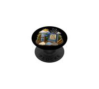 Sky Log Club Mesa de Observación del Clima Jardín Nubes PopSockets PopGrip Adhesivo