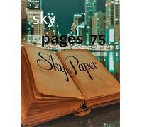 Sky scrapbook paper book: "A Celestial Collection of Radiant Sky Designs" "Glow, Sparkle & Shine: 24 Dreamy Sky-Themed Pages"