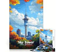 Sky Tower, Rompecabezas para Adolescentes de Nueva Zelanda, 1000 Piezas, Juguete de lógica, alegría Familiar, Borde Premium, 38x52cm